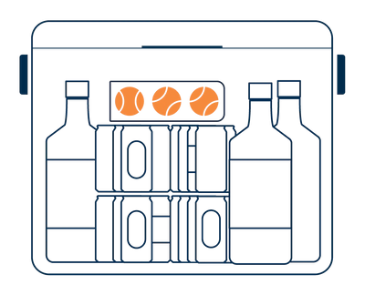 FIELDBAR GIN TRUNK - BAZARUTO BLUE