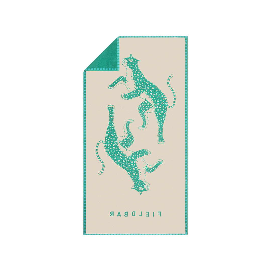 The Seabed Beach & Bath Towel / Parisian Green