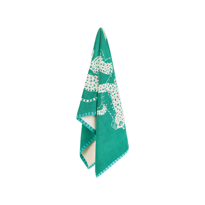 The Seabed Beach & Bath Towel / Parisian Green
