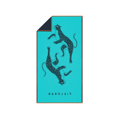 The Seabed Beach & Bath Towel / Sea Boat Blue